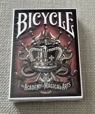 Magic Castle Hollywood Academy Of Magical Arts Playing Cards Poker Size NIB NEW picture