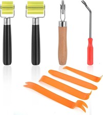 8 Pieces Car Sound Deadening Roller Headliner Roller Auto Trim Removal Tool Set picture