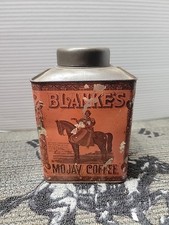 Vintage BLANKE'S MOJAV COFFEE Tin Can / picture