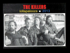 2013 Topps Lollapalooza Chicago Music Festival The Killers Rookie Card picture