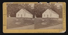 Photo:Gettysburg PA 1877 Old Dunkard Church W H Tipton stereoview picture