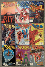 DC Comics Lot FLASH #49 51 52 53 54 55 56 66 75 FN-VF Aquaman Superman  picture
