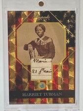 1/1 Handwritten Keepsake Historic Edition HARRIET TUBMAN Relic  GOLD-USA Variant picture