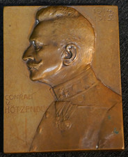 Original WWI KuK Austro-Hungarian Bronze General Franz Conrad von Hötzendorf picture