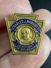 Vtg 1938 Pin Charles J. Margiotti 