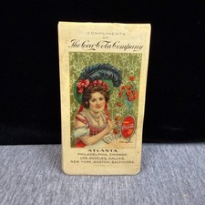 1902 Coca-Cola Celluloid Note Pad Calendar Handwritten Diary Notes Rare Antique picture