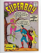 Superboy 78 1960 DC Comics VG/F 5.0 Origin of Mr. Mxyzptlk Jor-El Lana Lang picture