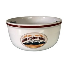 Wheat Montana Farms & Bakery Advertisement Ceramic Bowl 5.5