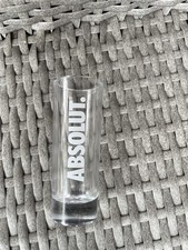 RARE ITEM- Absolut Swedish Vodka Tall Edition Shot Style Glass picture