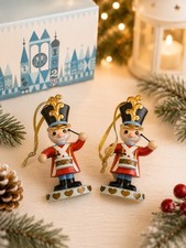 WDCC Disney It’s a Small World Toy Soldier Ornament Set w/ Box COA Rare picture