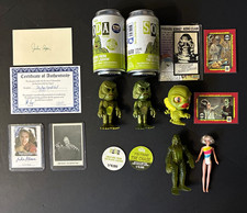 Creature from the black lagoon lot of figures and signatures Julie Adams picture
