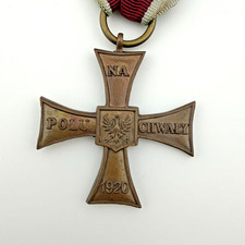 Poland Cross of Valor 1920 Krzyz Walecznych Polish Meda picture