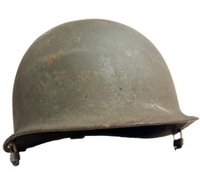 Authentic Cold War Israeli Defense Forces M1 Style Kasda Steel Helmet Shell FC picture