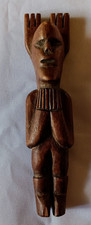 Vintage Guatemalan Mayan Carved Mahogany Wood Slingshot Circa. 1940-45 picture