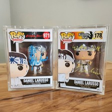 ⭐KARATE KID/COBRA KAI FUNKO SET: Ralph Macchio signed Daniel LaRusso 178/971 COA picture