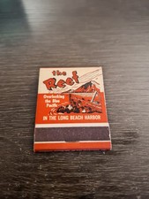 c1950s The Reef Long Beach Harbor CA Tiki Full Unstruck Vintage Matchbook picture