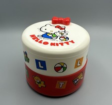 Vintage 1976 Hello Kitty Sanrio Japan Swivel Trinket Jewelry Box Tiered picture