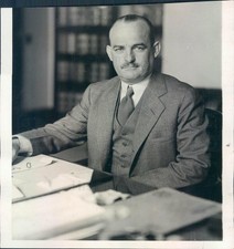 1931 Press Photo NYC DA Charles McLaughlin Prosecutor in Vivian Gordon picture