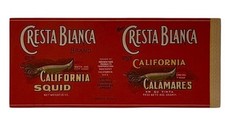 Vintage Cresta Blanca Squid Monterey CA Cannery Row Can Label - Nostalgic Retro picture