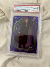Anna - 2024 Topps Chrome Disney #154 Purple & Green Pulsar Refractor /150 picture