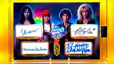 🦣✍️ 🎃 QUAD AUTO 2026 Wild Card Linda Blair, PJ Soles, Barbeau, and Thomas picture