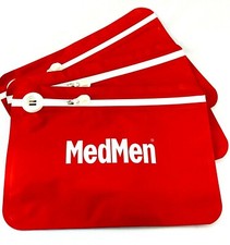 3x Lot Collectors MedMen Locking Zip Lock No Smell Bag Marijuana Dispensaries A6 picture