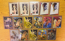 1993-1995 Topps Star Wars Galaxy 16 Card Lot “SLAVE LEIA/OOLA”  picture