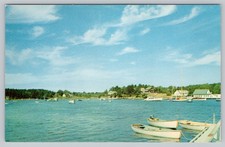 Cozy Harbor, Pratt's Island Landing, West Southport ME Maine Postcard 1960s picture