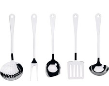 Alessi AJM19S5 L Five-Pieces Set, Silver picture