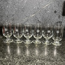Air Canada Airlines Brandy Snifter Glass - Frosted Logo, Lot 6, Maple Leaf Glass picture