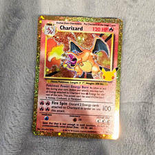 Pokemon 30th anniversary Gold Charizard 4/102 NM picture