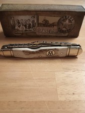 Colt (CTRWH)Texas Ranger 175th Anniversary Pocket Knife with Stag Handle  picture
