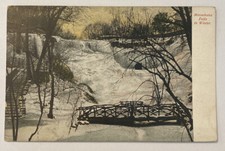 Vintage Postcard, Minnehaha Falls In Winter, Minnesota, Posted 1912 picture