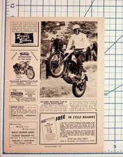 1957 Cycle Magazine Page: Albert Dirks Moto-Cross, Norton, Langlitz picture