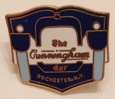 Vintage The Cummingham Car Rochester New York Automobile Lapel Pin picture