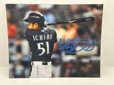 Ichiro Blue Seattle Mariners Signed Autographed Photo Authentic 8X10 COA picture