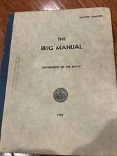 1956 United States Navy Brig Manual NAVPERS 15,825 Manual Naval picture