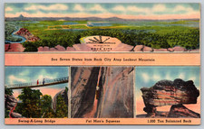 c1940s Lookout Mountain Rock City Chattanooga TN Vintage Postcard picture