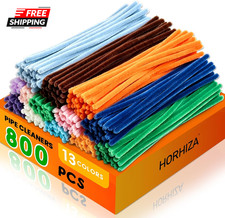 800 PCS 13 Colors Pipe Cleaners | Pipe Cleaners Bulk for Crafts, Multi-Color Ch picture