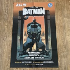 Absolute Batman #1 Comic Shop Promo Poster DC 2024 Folded picture