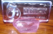 Fenton French Opalescent Pink Logo Dealer Display Sign picture