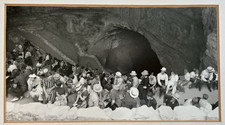 Original 1929 Carlsbad Caverns New Mexico Photo 8x10 Opening Crowd Joseph Zinni picture