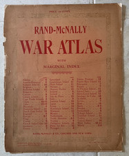Antique Rand McNally War Atlas 1898 Geographical Vol. 10 No/ 1 picture