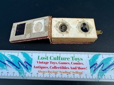 Antique Gem Tin Type Mini Photo Album Family Portraits Nearly Full  picture