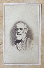 RARE CIVIL WAR CONFEDERATE GENERAL ROBERT E. LEE'S 1864 CDV PHOTOGRAPH picture