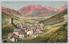 Hospenthal Andermatt Switzerland Stöckli Mountain Vintage Postcard Wilhelm Frey picture