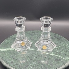 Bleikristall 24% Lead Crystal Candle Holders Pair picture