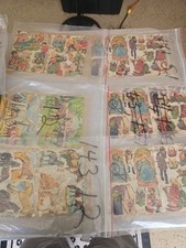 1950s German  Vintage Embossed Die Cut Paper Entire Collection 7 NeinSheets 62 picture