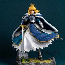 Fate/Stay Night Arturia Pendragon Saber Figure GK Anime Statue Model 27cm Toy picture