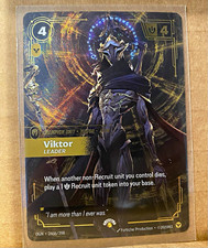 Riot Games League of Legends Riftbound Arcane Promo Viktor Leader English picture